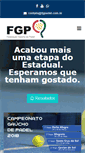 Mobile Screenshot of fgpadel.com.br
